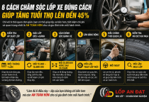 6 Cách Chăm Sóc Lốp Xe Đúng Cách Giúp Tăng Tuổi Thọ Lên Đến 45%