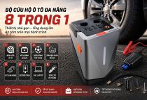 Bộ Cứu Hộ Ô Tô Đa Năng 8 Trong 1: Vì Sao Mỗi Chủ Xe Nên Có Một Chiếc Trong Cốp Xe?